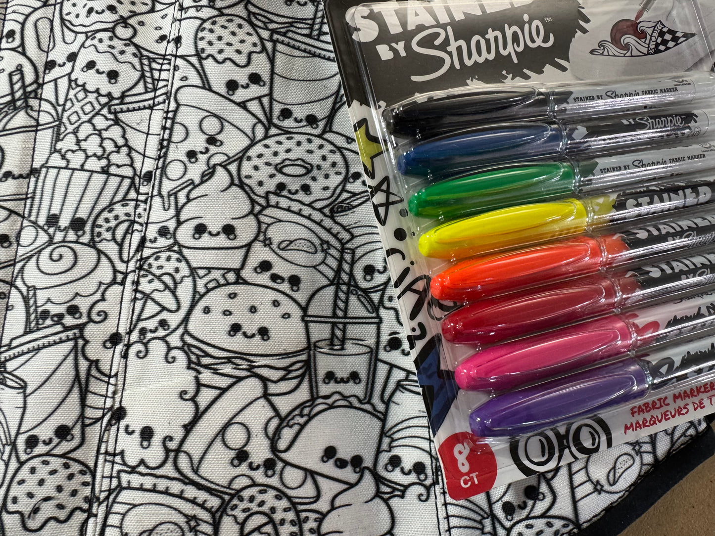 Coloring Book Fabric Underbust
