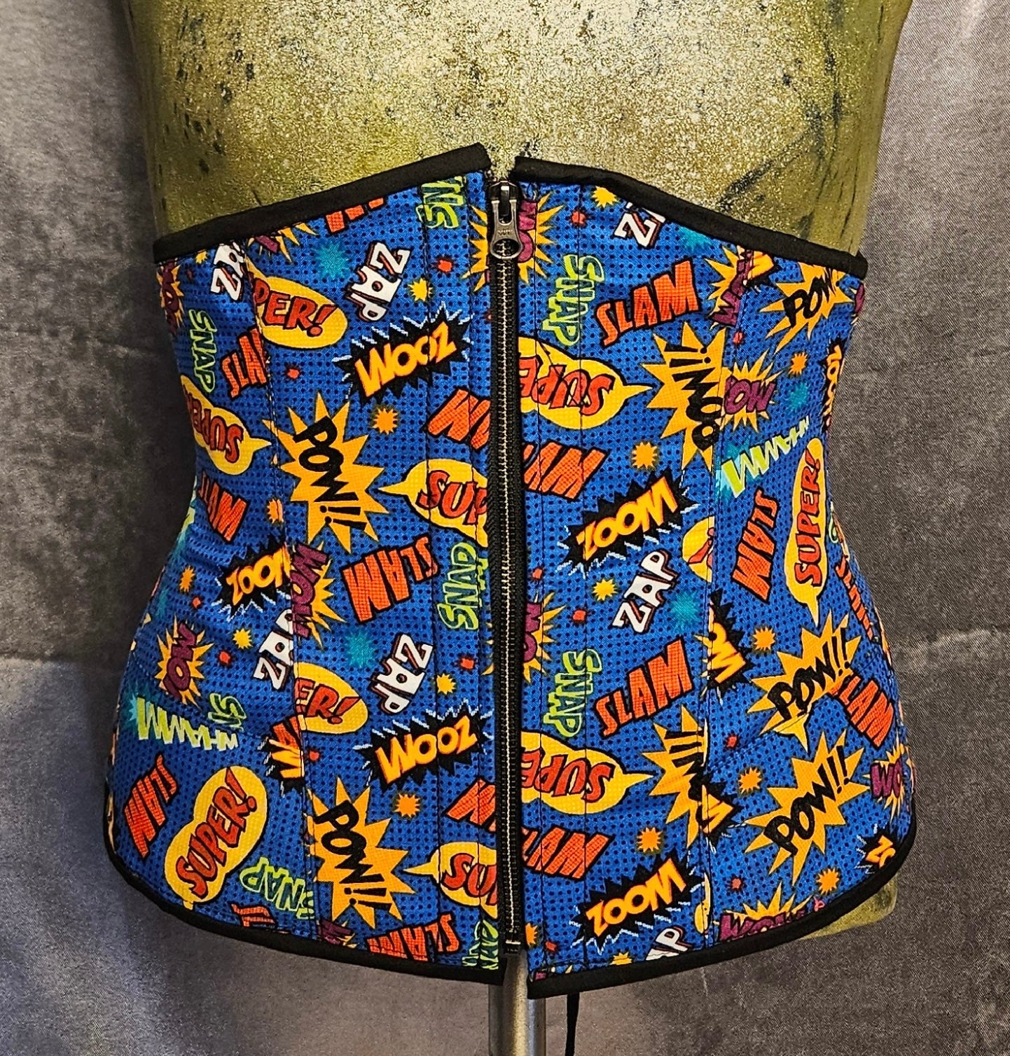 Comic Book Fabric Underbust