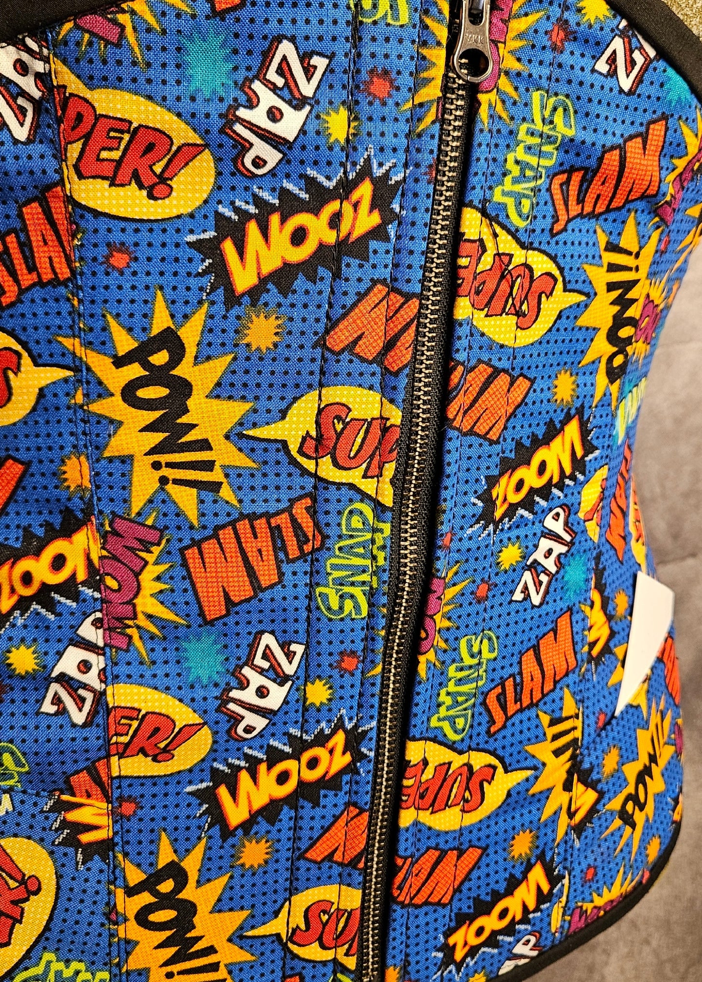 Comic Book Fabric Underbust