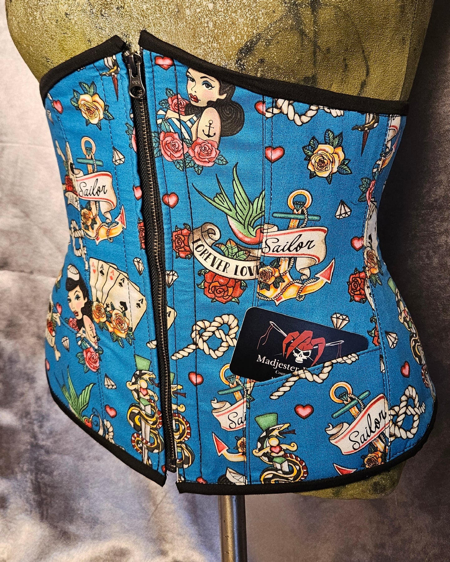Vintage Tattoo Underbust